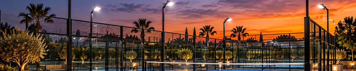 Iluminación LED para pádel