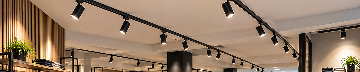Focos de carril trifásico LED