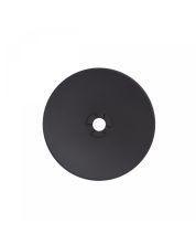 Placa de montaje para aplique de fachada Piatta 9W Ø240 mm – Negro