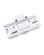 Adaptador de riel trifásico blanco