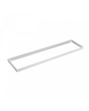 Marco Aluminio Blanco para panel 30x120cm incl. Tornillos 5cm