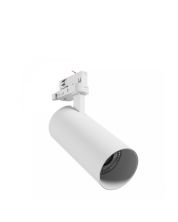 Foco LED trifásico para riel, 24 W, temperatura de color correlacionada (CCT), 75 lm/W, blanco.