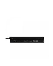 Fuente de alimentación de 48 V y 150 W, color negro.