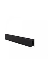 Carril empotrado 48V 2 metros Negro