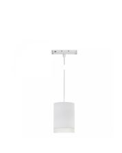 Lámpara colgante LED para riel 7W K4000 48V Ø55 mm Blanca