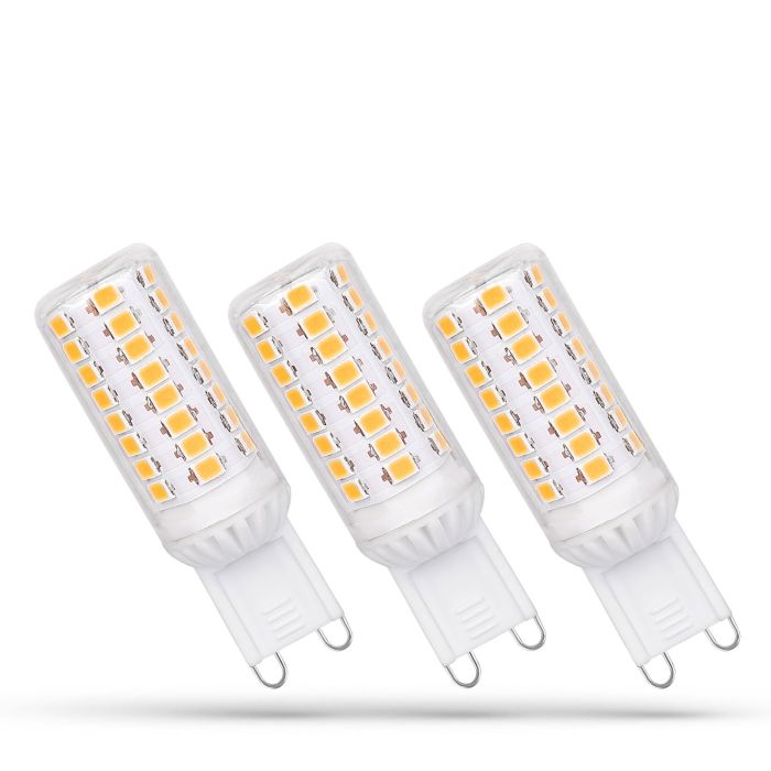 Bombilla LED G9 4,9W K3000 540 lm – Regulable – 3 unidades