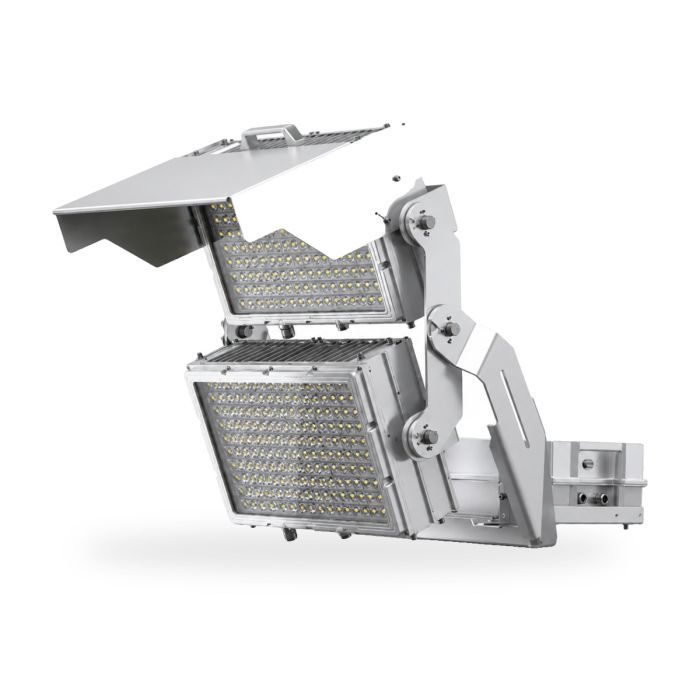 Foco LED para Estadio 600/750W Regulable – 120.000 Lúmenes – 5000K – MLP30 asimétrico – IP66 – Sin Driver