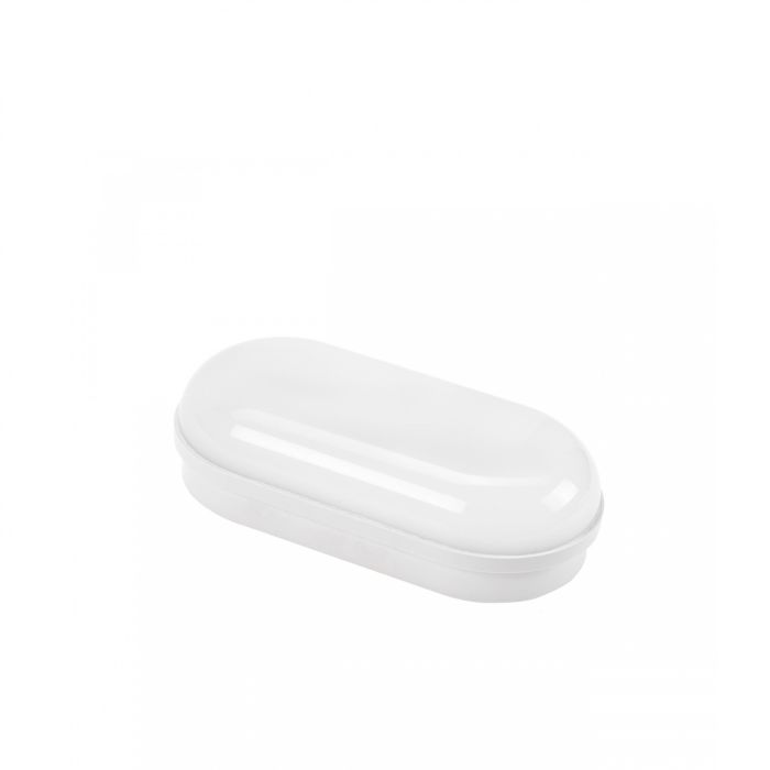 Aplique LED exterior ovalado 8W K4000 850 lm IP54 – blanco
