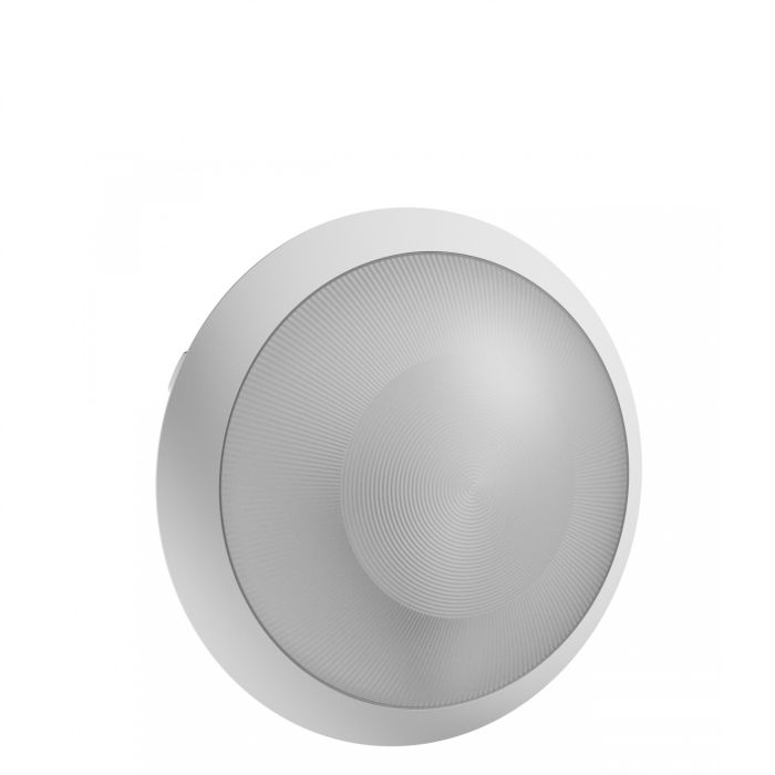 Lámpara de techo E27 – redonda – blanco – con sensor de movimiento – IP65 IK08 – Ø300×90 mm – sin bombilla