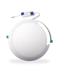 Foco LED empotrable redondo Ø30 cm | 24W | 2160 lúmenes | CRI80 | Driver incluido