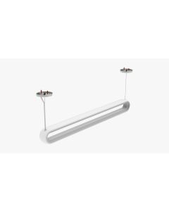 Lámpara colgante lineal LED 360° | 180 cm | 80/90/100W Ajustable | CCT 3000K-5000K | CRI90