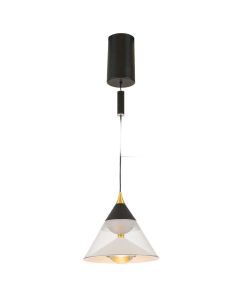 Lámpara colgante LED Ø15 cm con sensor de movimiento de mano | 29W | 5100 lúmenes | CRI90 | Negro