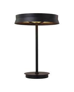 Lámpara de mesa LED Ø33 cm | 24W | 2400 lúmenes | CRI90 | CCT 2700K-4000K | Negro