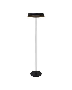 Lámpara de pie LED Ø43 cm | 36W | 3960 lúmenes | CRI90 | CCT 2700K-4000K | Negro