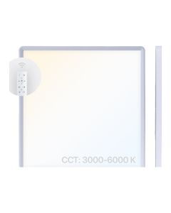 Panel LED de Superficie 50x50 cm | 40W | CCT Regulable | 3000K-6000K | CRI90 | Mando a Distancia