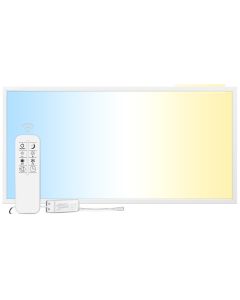Panel LED 120x60 cm | 60W | CCT Regulable | 3000K-6000K | CRI90 | Mando a distancia