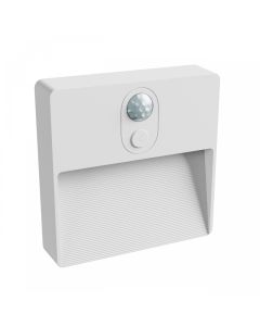 Luz nocturna LED Lumina Pop RGBW con sensor de movimiento USB-C – Blanco – 2 unidades