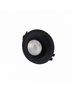 Foco empotrable GU10 – redondo – negro – IP20 – Ø86×41 mm – sin bombilla