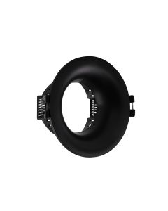 Foco empotrable GU10 – redondo – negro – IP20 – Ø86×41 mm – sin bombilla