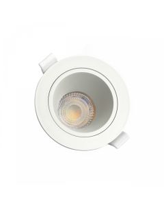 Foco empotrable GU10 – redondo – blanco – antideslumbrante – IP20 – Ø95×46 mm – sin bombilla