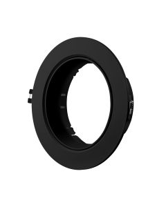 Foco de superficie AR111 GU10 – redondo – negro – IP20 – Ø165×41 mm – sin bombilla