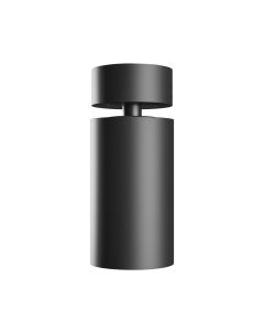 Foco de superficie GU10 – negro – IP20 – 60×135 mm – sin bombilla