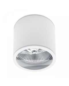 Foco de superficie AR111 GU10 – redondo – blanco – IP44 – 118×114 mm – sin bombilla
