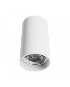 Foco de superficie GU10 – redondo – blanco – IP20 – 55×100 mm – sin bombilla