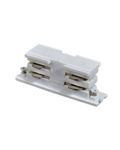 Conector de riel de 3 fases recto