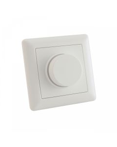 Regulador DALI giratorio con interruptor 80×80 mm – sin fuente de alimentación integrada