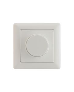 Regulador DALI giratorio con interruptor 80×80 mm – sin fuente de alimentación integrada
