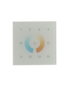 Panel táctil de pared CCT con fuente de alimentación DALI de 100 mA