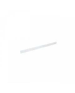 Perfil de cubierta para riel trifásico de 2 metros, color blanco