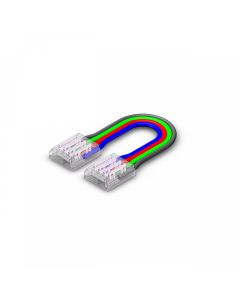 Conector de tira a tira con cable para tira LED SMD RGB – 10 mm