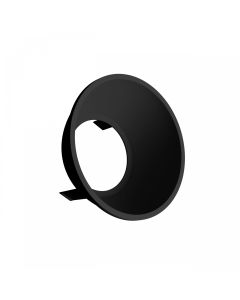 Reflector Orbito empotrable/superficie Ø115 mm – Negro mate