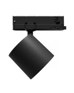 Foco LED trifásico para carril, 32-40 W, K4000, negro