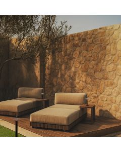 Lámpara solar LED de jardín con pica – blanco cálido – 200 lúmenes – IP44 – negro