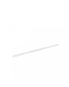 Perfil de cubierta para riel bajo de 48 V, 1 metro, blanco