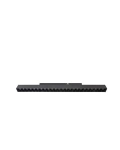 Luminaria LED de rejilla para carril 18W K2700 48V 330 mm Negra