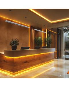 Luminaria lineal LED 20/30/40W CCT blanca