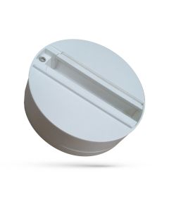 Adaptador de riel monopunto de 3 fases blanco