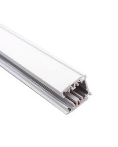 Carril trifásico para foco LED de 2 m, blanco-negro
