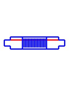 Conector de riel flexible de 3 fases blanco