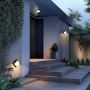 Lámpara de pared LED cuadrada para exteriores, 10 W, CCT, IP65, color negro. – foto 2