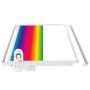 Panel LED 62x62 cm | 40W | RGB+W (4000K) | Regulable | Mando a distancia – foto 2