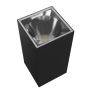 Luminaria LED cuadrada para fachadas, 18 W, temperatura de color controlada (CCT), IP54, color negro. – foto 4