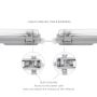 Regleta LED Estanca 60cm Gris 1x T8 G13 IP65 – foto 4