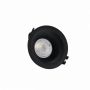 Foco empotrable GU10 – redondo – negro – IP20 – Ø86×41 mm – sin bombilla