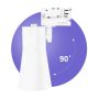 Foco trifásico para riel GU10 blanco – 80×140×180 mm – foto 6