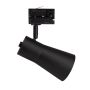 Foco trifásico para riel GU10 negro – 80×140×180 mm – foto 4